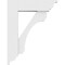 Ekena Millwork Standard Legacy Architectural Grade PVC Bracket With Traditional Ends, 3"W x 14"D x 18"H BKTP03X14X18LEC01 - alternate 4